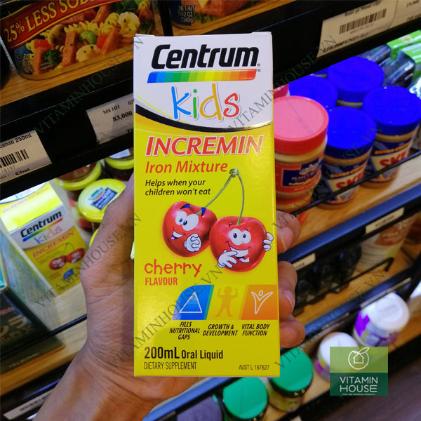 Siro Vitamin Centrum Kid Dạng Nước Úc 200ml