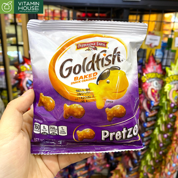Bánh Cá Goldfish Pretzel  Mỹ 37g