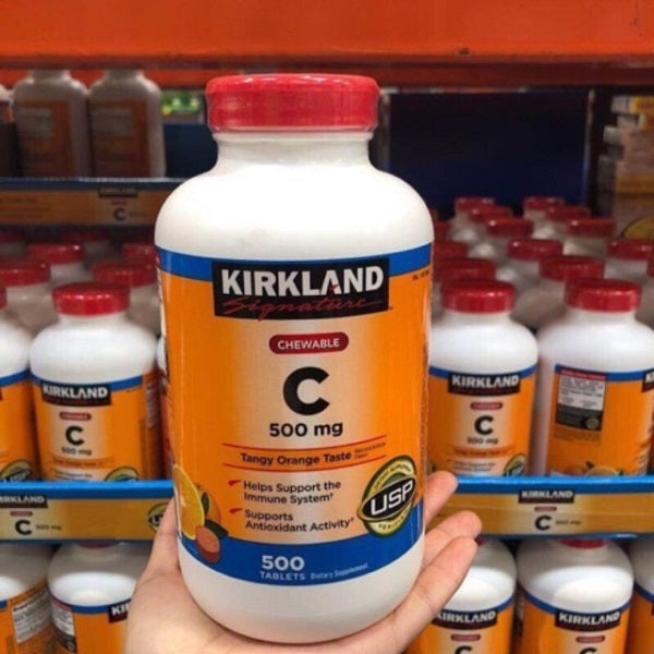 Vitamin C dạng nhai Kirkland 500v