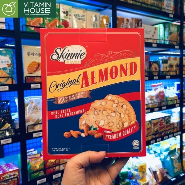 Bánh hạnh nhân Skinnie Biscotti 135g