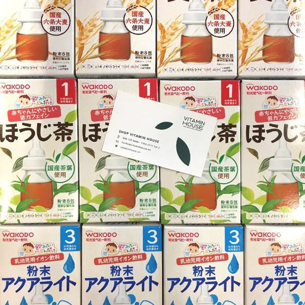 Trà điện giải Wakodo 3m+ ( xanh dương)