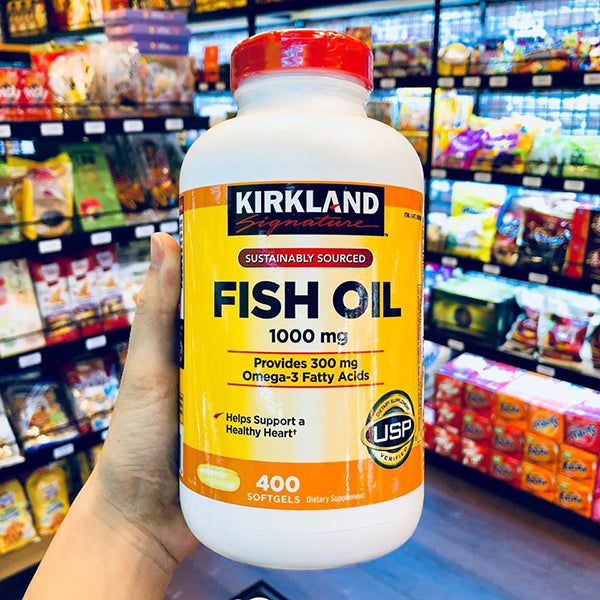 Dầu Cá Fish Oil Kirkland 1000MG Mỹ