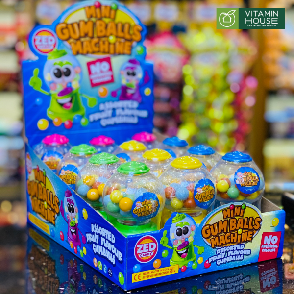 Gum đồ chơi Mini GumBalls Machine 35g