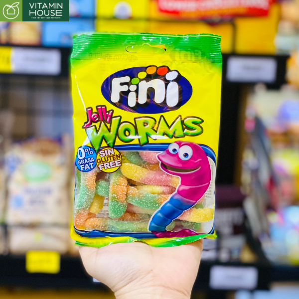 Kẹo Dẻo Fini Worms Jelly 100g (Vị Chua)