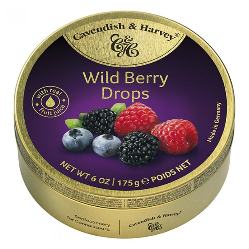 Kẹo Hộp Thiếc C&H Đức Wild Berry 175g