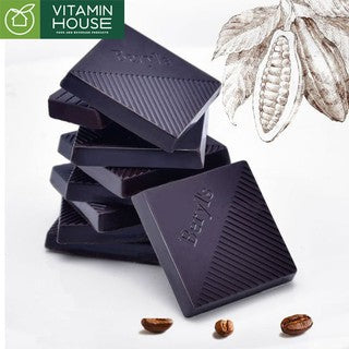 Thanh Chocolate Đắng Beryls Không Đường 80% Cacao 90G