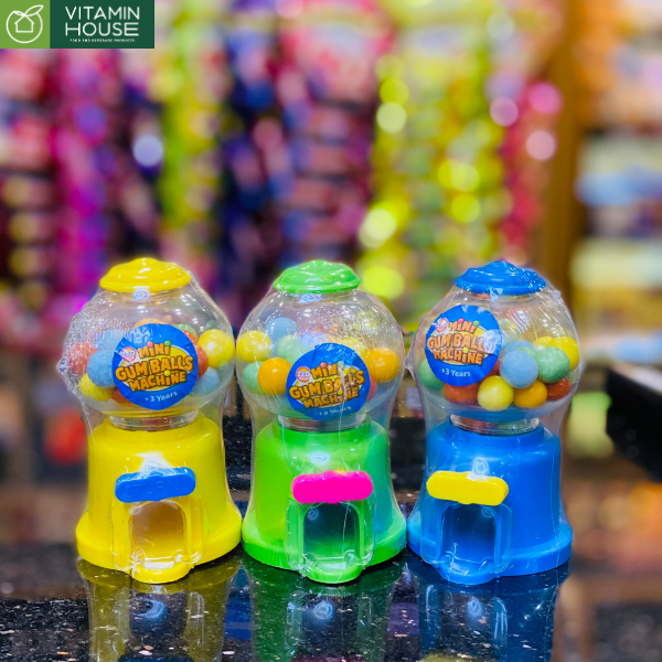 Gum đồ chơi Mini GumBalls Machine 35g