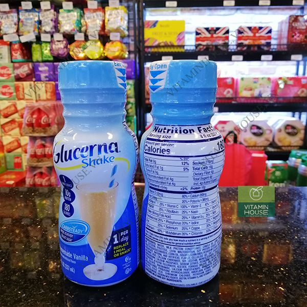 Sữa Nước Glucerna Vị Vani Cho Người Tiểu Đường 237ml