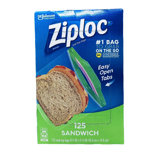 Hộp Túi Đựng Thực Phẩm Ziploc 125 Sandwich