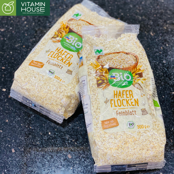 Yến mạch cán dẹt Feinblatt dm Bio Đức 500g