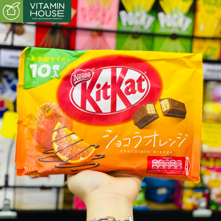 Kitkat mini vị cam 10P Nhật
