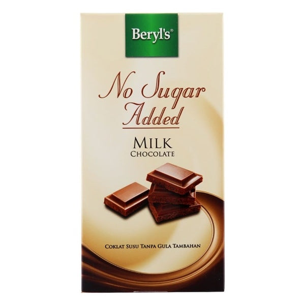 Thanh Chocolate Beryls Sữa Không Đường 85G