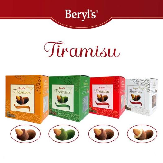 Chocolate Beryls Tiramisu Hạnh Nhân Đắng 180g (đỏ)