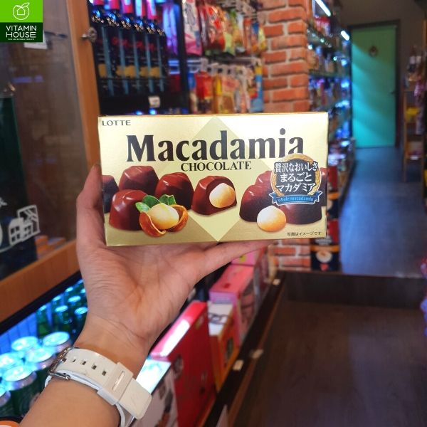 Chocolate Nhân Hạt Mắc Ca Lotte Nhật