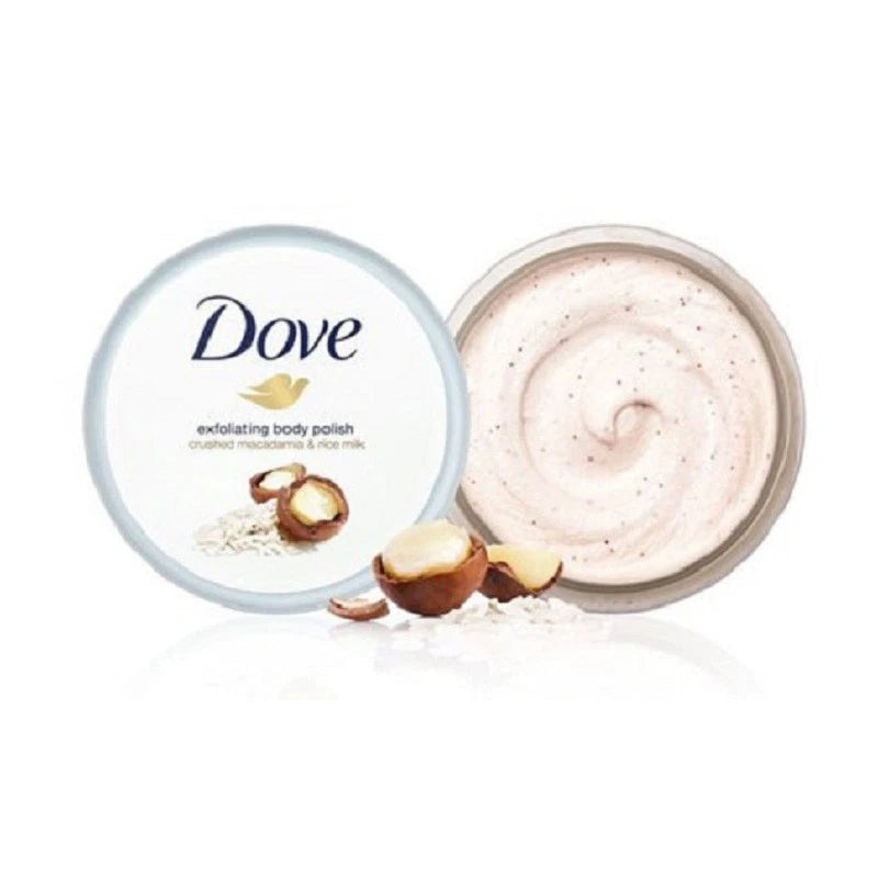 Hộp Tẩy Tế Bào Chết Dove Creme-Dusch-Peeling Đức 225ml