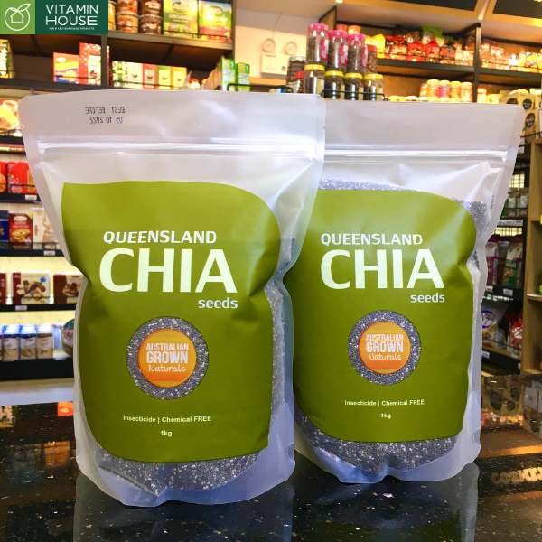 Hạt Chia Queensland Úc 1kg (gói)