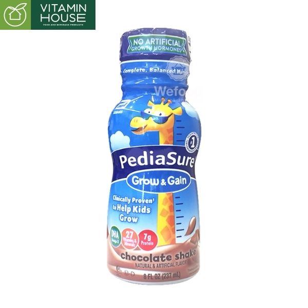 Sữa Pediasure Grow & Gain vị socola 237ml