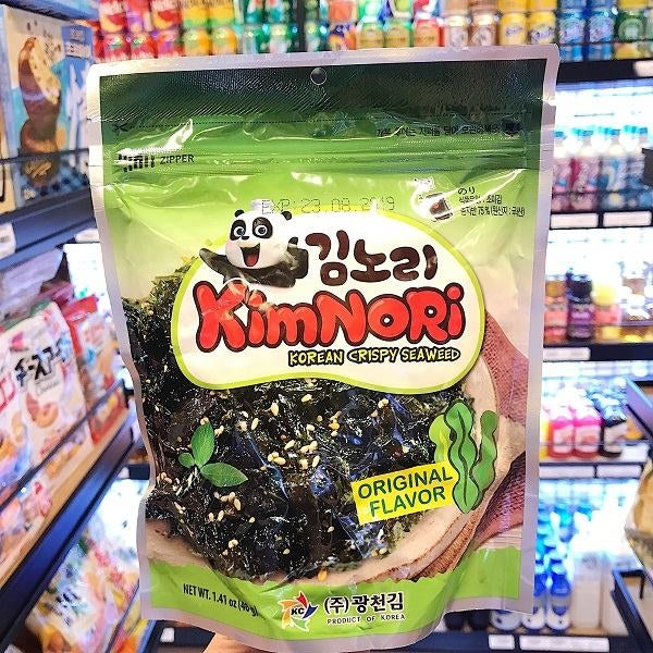 Snack rong biển KIMNORI vị truyền thống 40g ( x.lá )