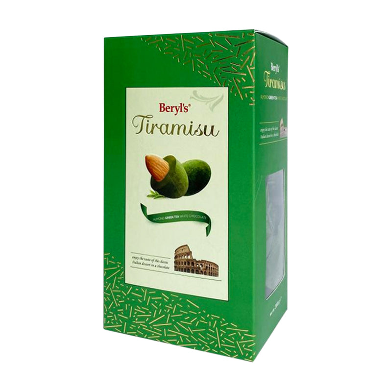 Chocolate Hạnh Nhân Trà Xanh Tiramisu  Beryls Malaysia Hộp 200g (Xanh)