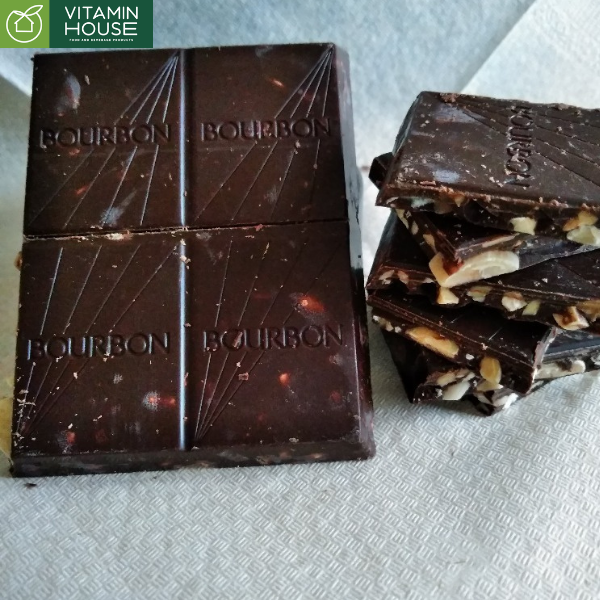 Socola Đắng Phủ Hạnh Nhân Almondrush Cacao 60g (xanh)