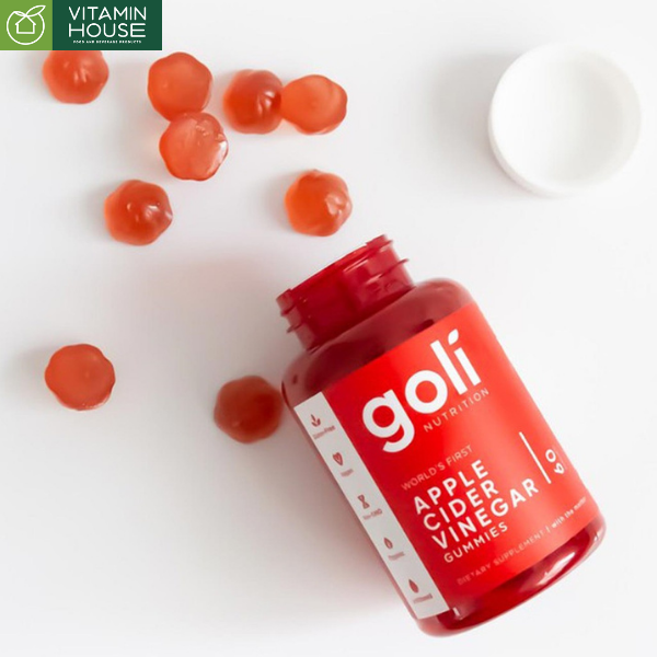 Gummies Giấm Táo Giảm Cân Goli Mỹ 60v
