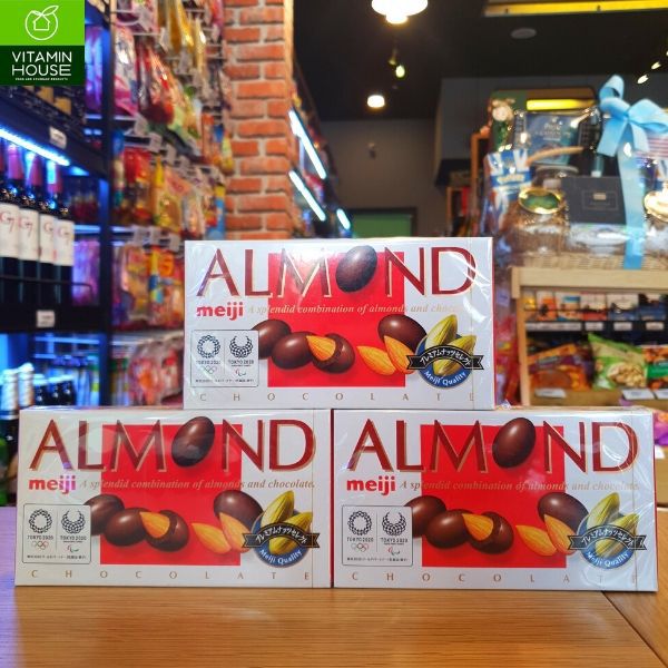 Kẹo Chocolate Meiji  Almond 88g
