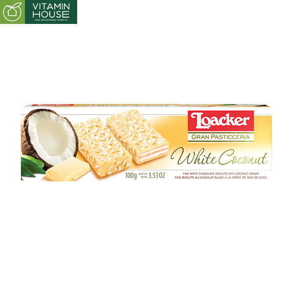 Bánh Loacker White Coconut 100g