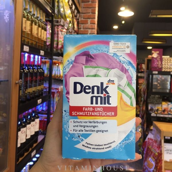 Giấy giặt chống phai màu quần áo Denkmit