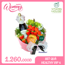 Giỏ Quà Trái Cây Nho Xanh, Táo Nhập Khẩu Tặng Phái Đẹp