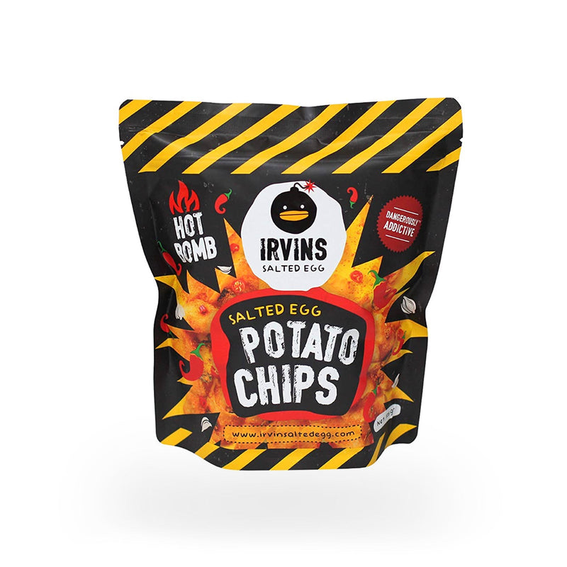 Snack IRVINS Salted Egg Potato Hot Bomb 105g