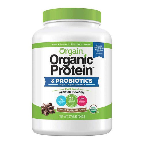 Bột Protein Hữu Cơ Orgain Organic Protein & Superfoods Hương Chocolate 1.2Kg
