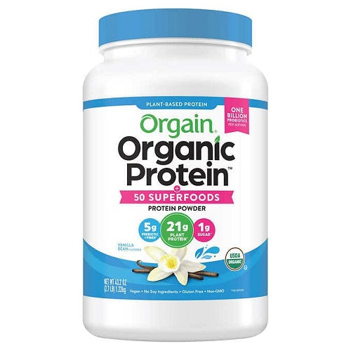 Bột Protein Hữu Cơ Vị Vani Orgain Mỹ Hộp 1.22kg