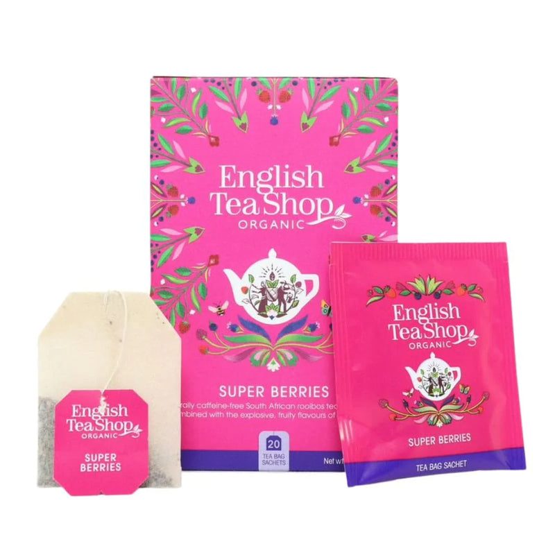 Hộp Trà Organic English Tea Shop Super Berries 20 Gói