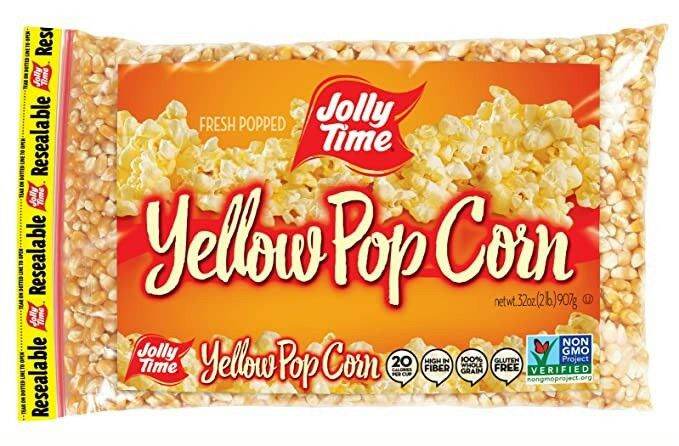 Hạt Bắp Yellow Popcorn Jolly Time Mỹ Gói 907g