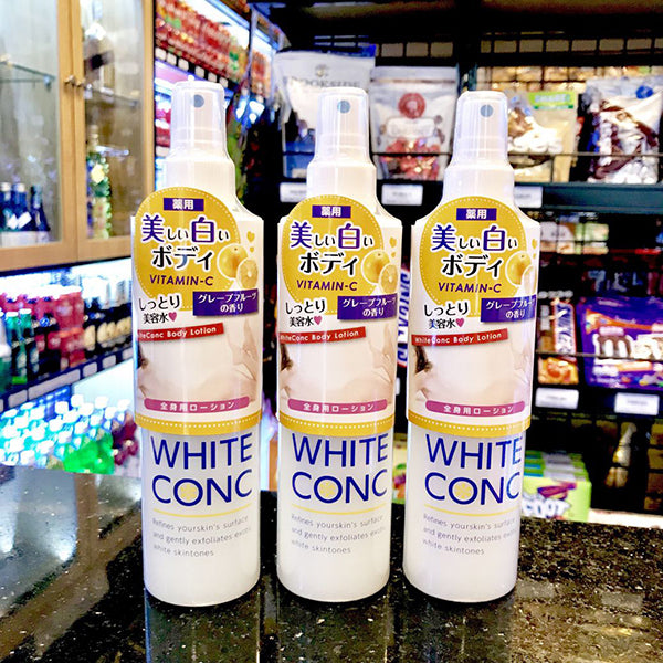 Xịt dưỡng trắng da White Conc Body Lotion Vitamin C 245ml