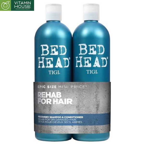 Set Dầu gội xả Bed Head Tigi Rehab For Hair (xanh)