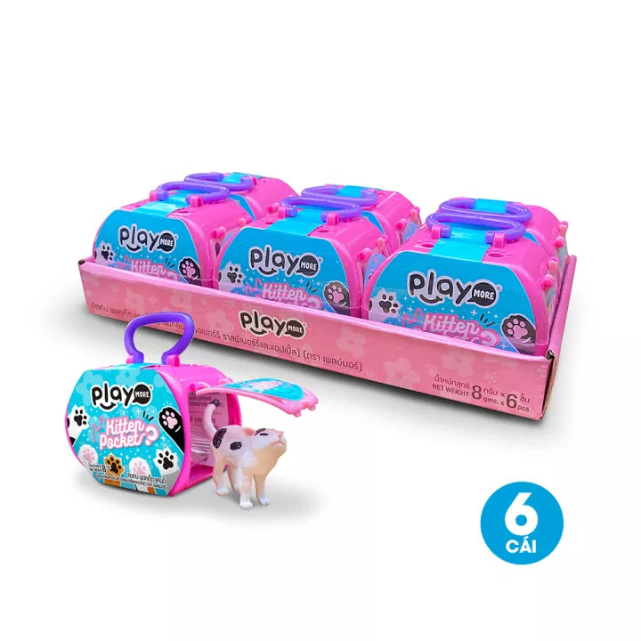 Kẹo Xương Cá & Lồng Mèo Playmore 8g