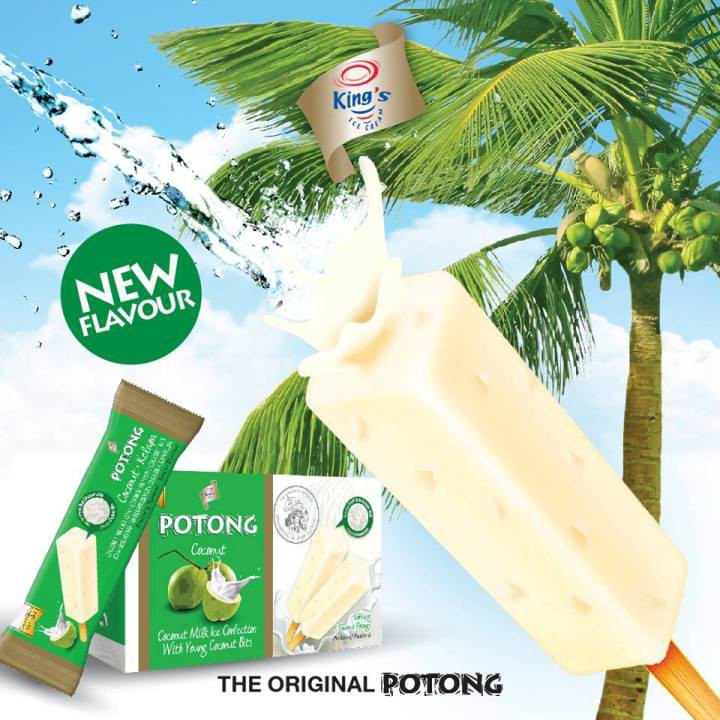 Kem Potong Dừa Non