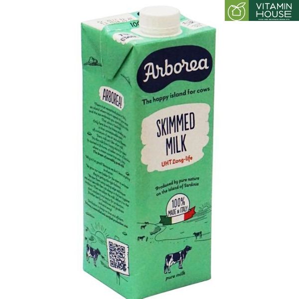 Sữa tưới Arborea tách kem 1L ( xanh lá)