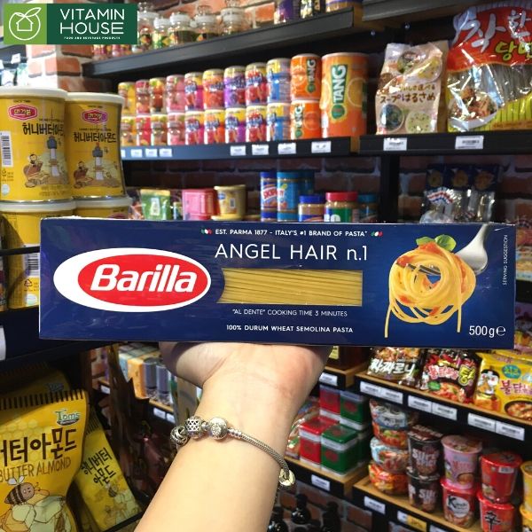 Mỳ Barilla sợi hình ống Angel Hair 500g