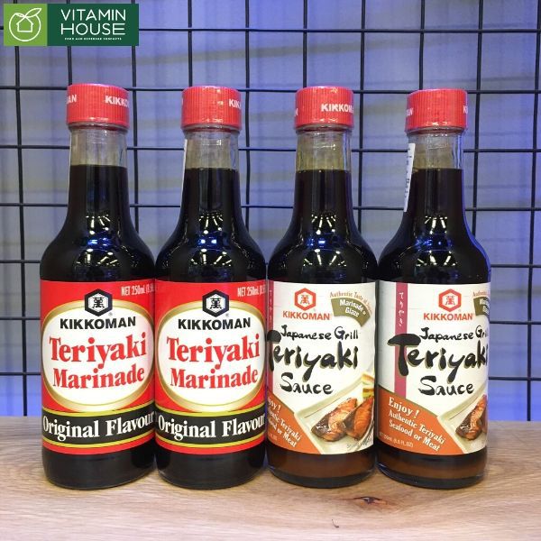 Sốt Ướp Truyền Thống Teriyaki Kikkoman Nhật Chai 250ml