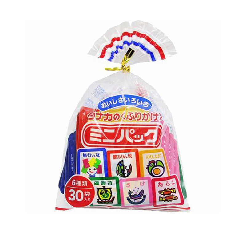 Gia vị rắc cơm Tanaka 30 gói 6 vị - Nhật Bản