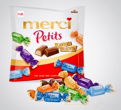 Gói Chocolate Storck Merci Petits - Chocolate Collection 125G