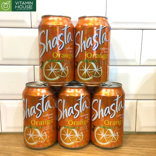 Nước Ngọt Shasta Vị Cam 355ml