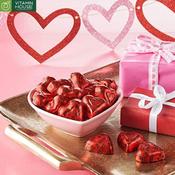 Socola Hersheys Hearts Nhân Kem Dâu