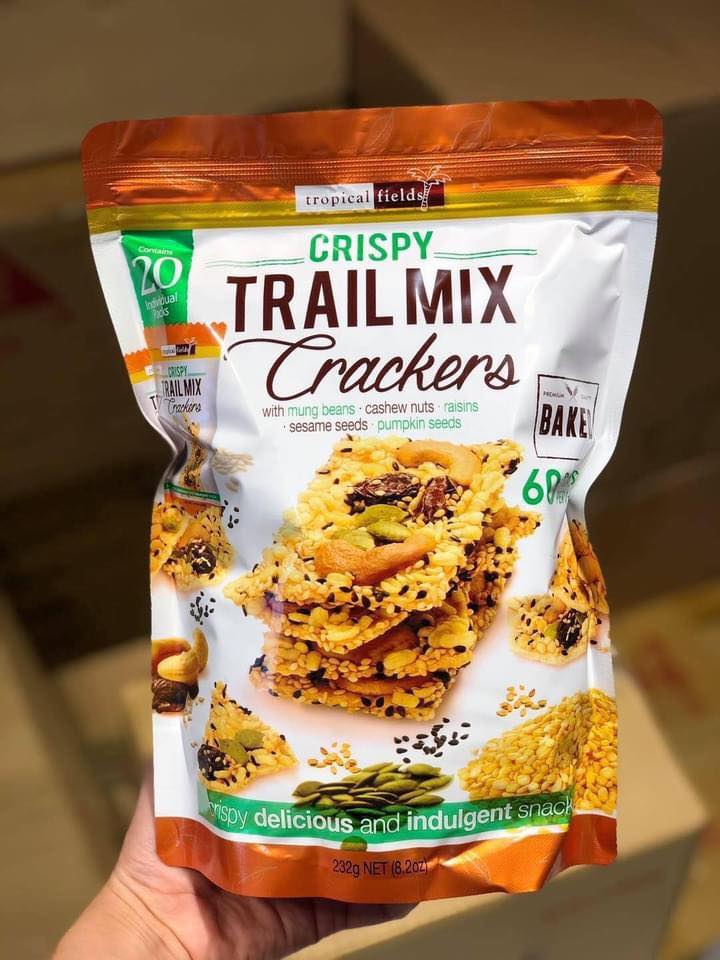Bánh Crispy Trail Mix Crackers 232g