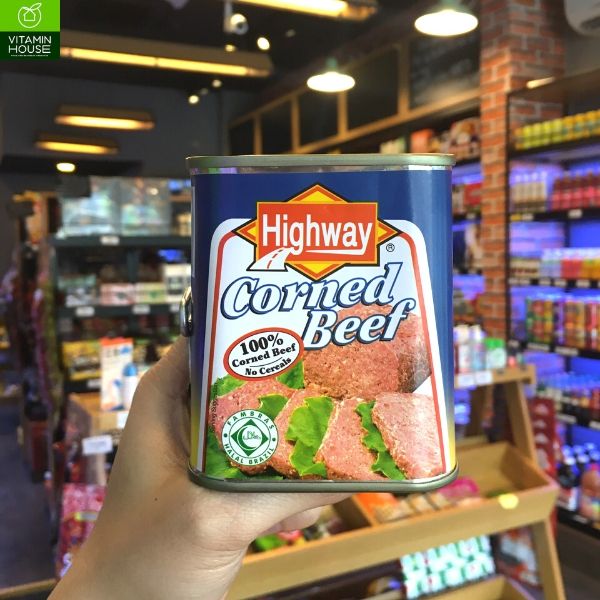 Thịt Bò Hộp Cornrd Beef Highway Mỹ