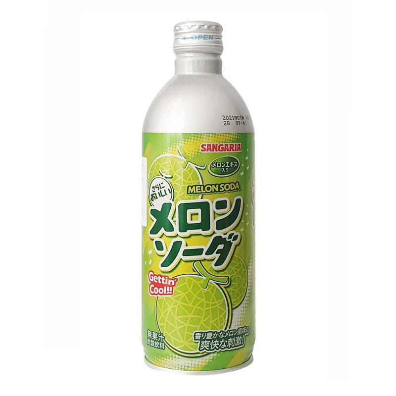 Soda Vị Dưa Lưới Sangaria Nhật Chai 500ml