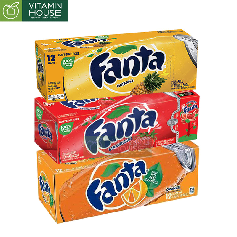 Fanta Dâu Mỹ 355ml