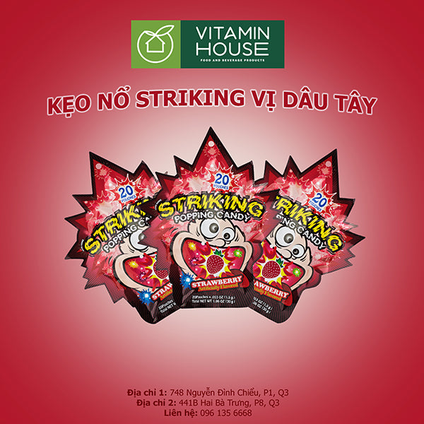 Kẹo Nổ Vị Dâu